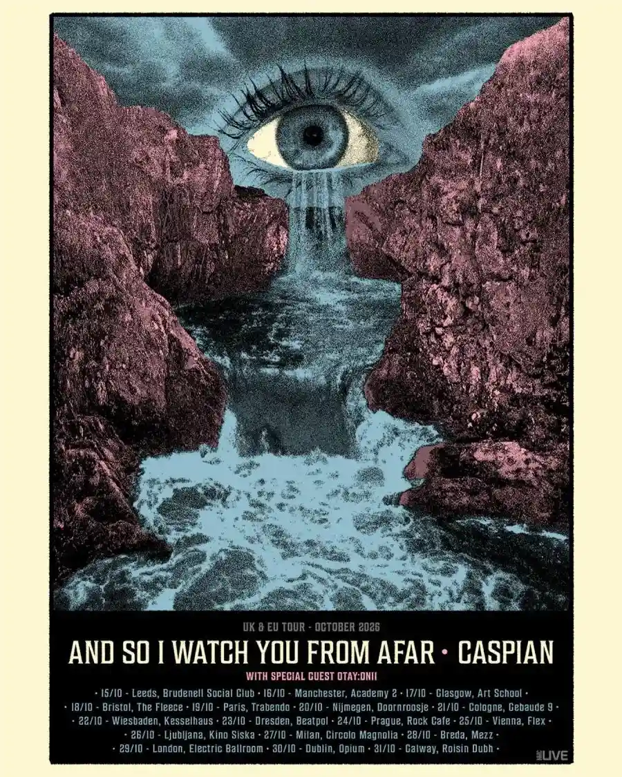 Event flyer for Asiwyfa X Caspian Double Headline Tour, live in Segrate on 27 October 2026